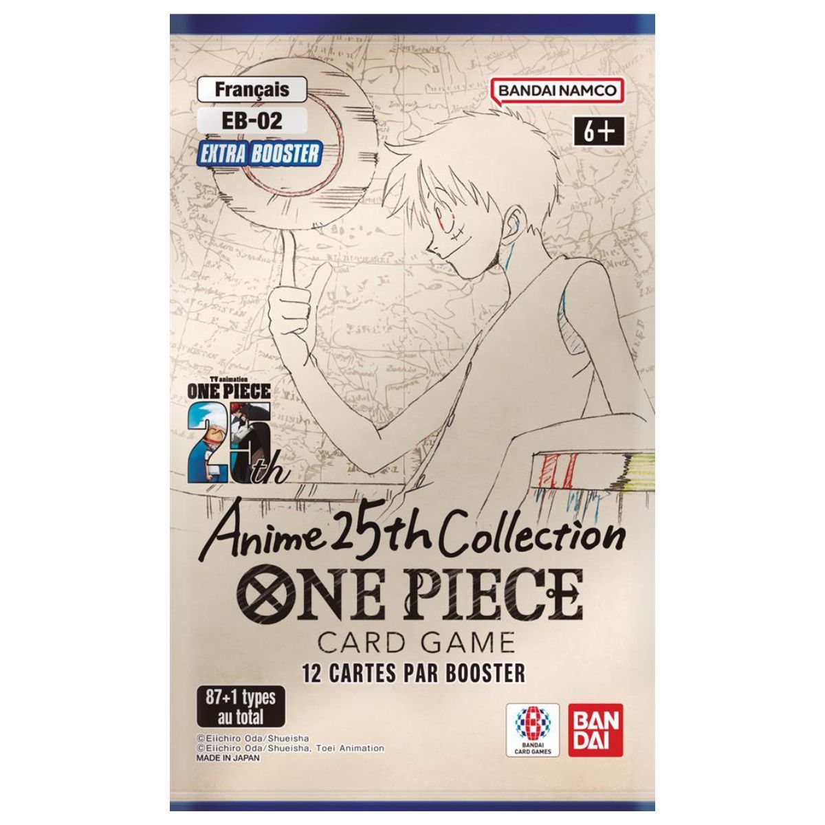 (Scellé) Jeu de Cartes One Piece - Display de 24 boosters EB-02 – Anime 25th Collection (FR)