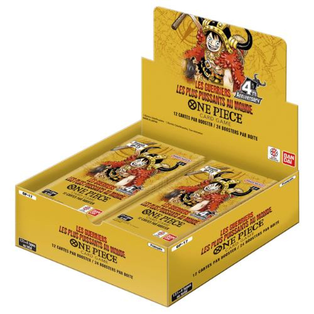 (Scellé) Jeu De Cartes One Piece - Display de 24 Boosters OP-17 Les Guerriers les Plus Puissants au Monde [FR]