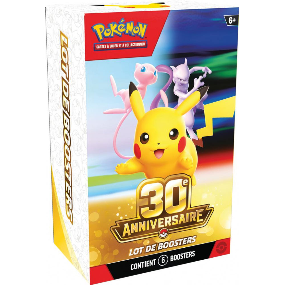 (Scellé) Jeu de Cartes Pokémon - Bundle de 6 Boosters - 30e Anniversaire [FR]