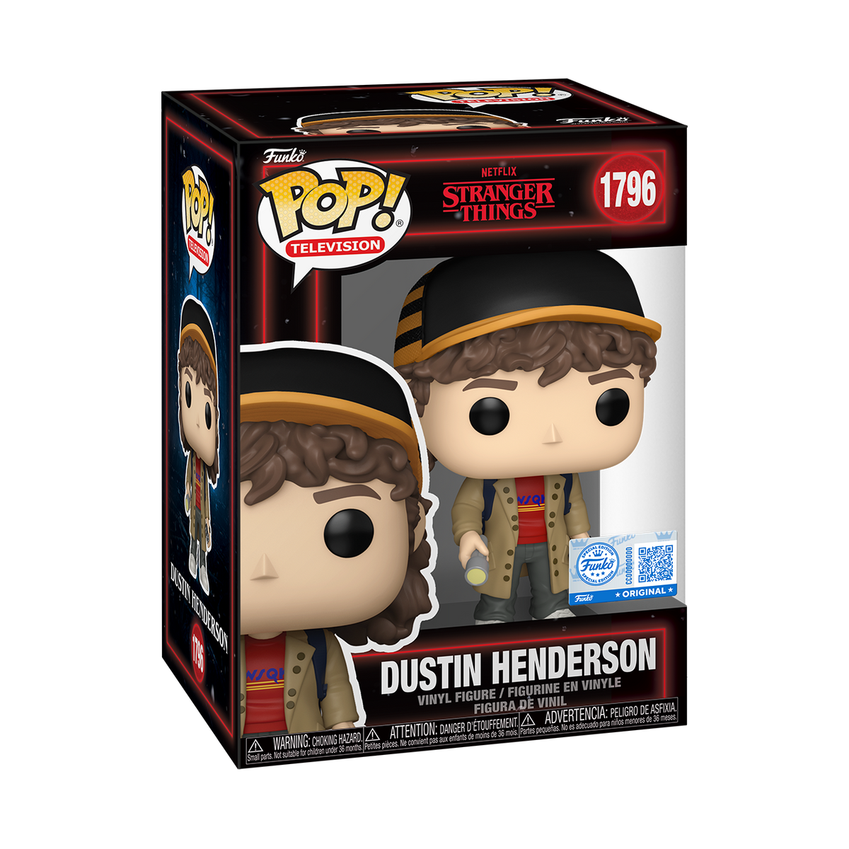 Funko POP Stranger Things - Dustin Henderson Lampe Torche 1796