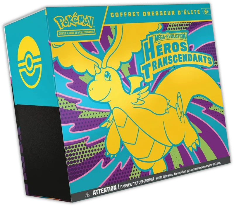 (Scellé) Jeu de Cartes Pokémon - Elite Trainer Box ME02.5 – Héros Transcendant (FR)