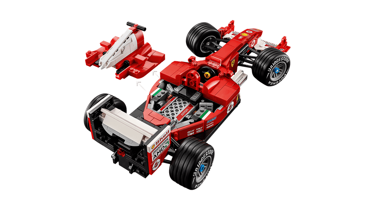 LEGO - Ferrari F2004 et Michael Schumacher