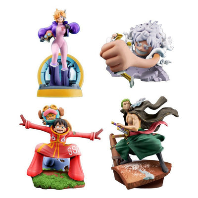 Figurine One Piece - Pack Figurines One Piece Petitrama Log Box Re Birth Egg Head